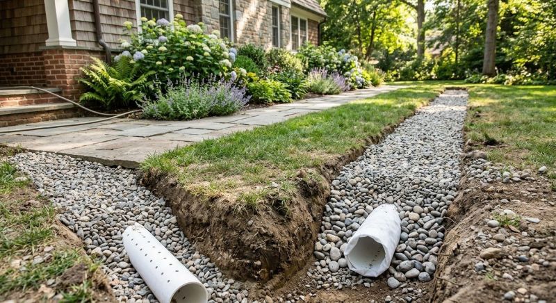 French Ditch Installation in Tuscaloosa, AL