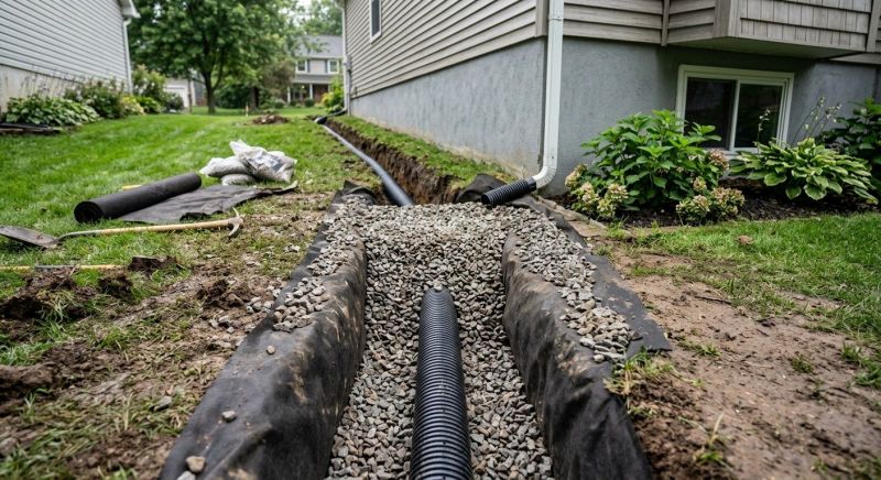 French Ditch Installation in Birmingham, AL