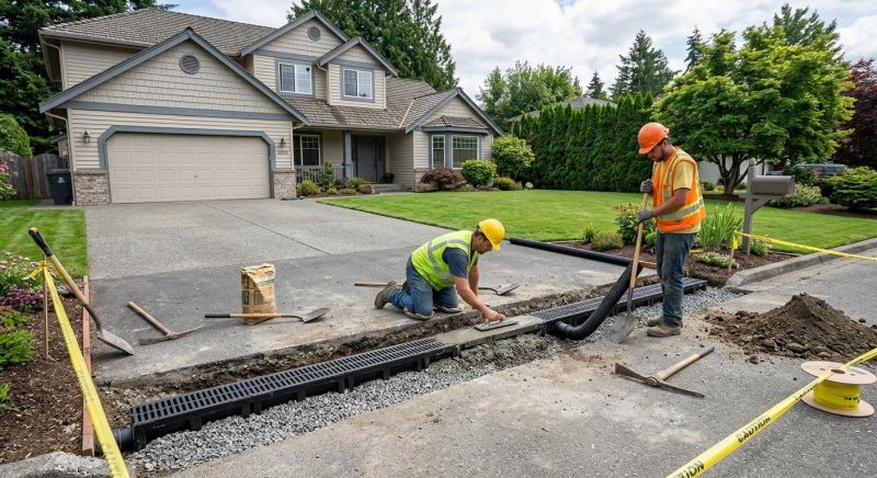 Yard Drain Installation in Tuscaloosa, AL